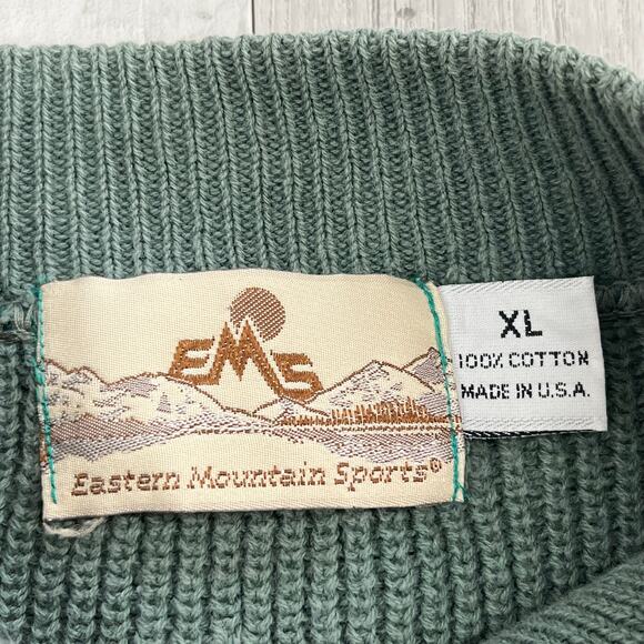 Eastern Mountain Sports Heavy Knit Long Sleeve Warm Five Button Henley Sweater - Picture 5 of 8